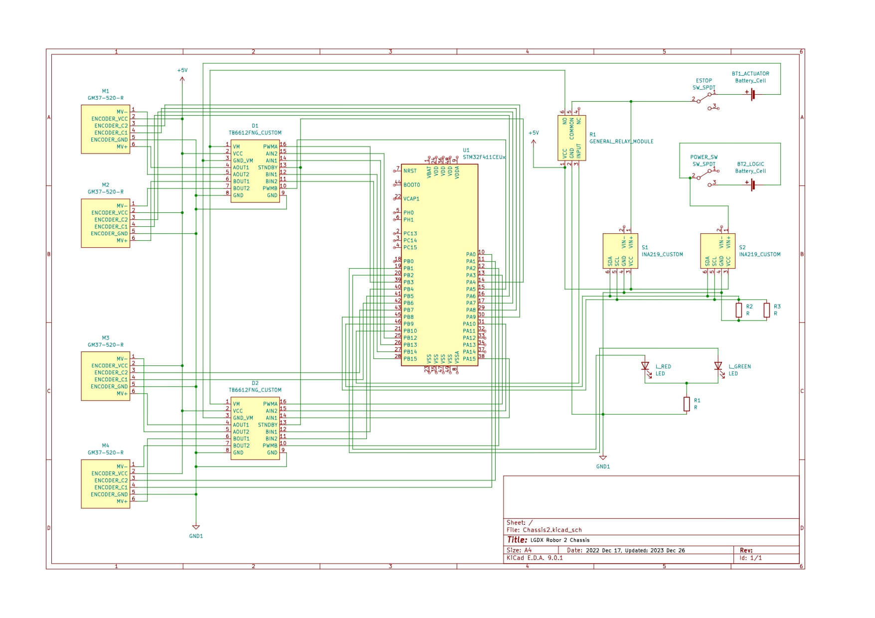 LGDXRobot2 Control Board